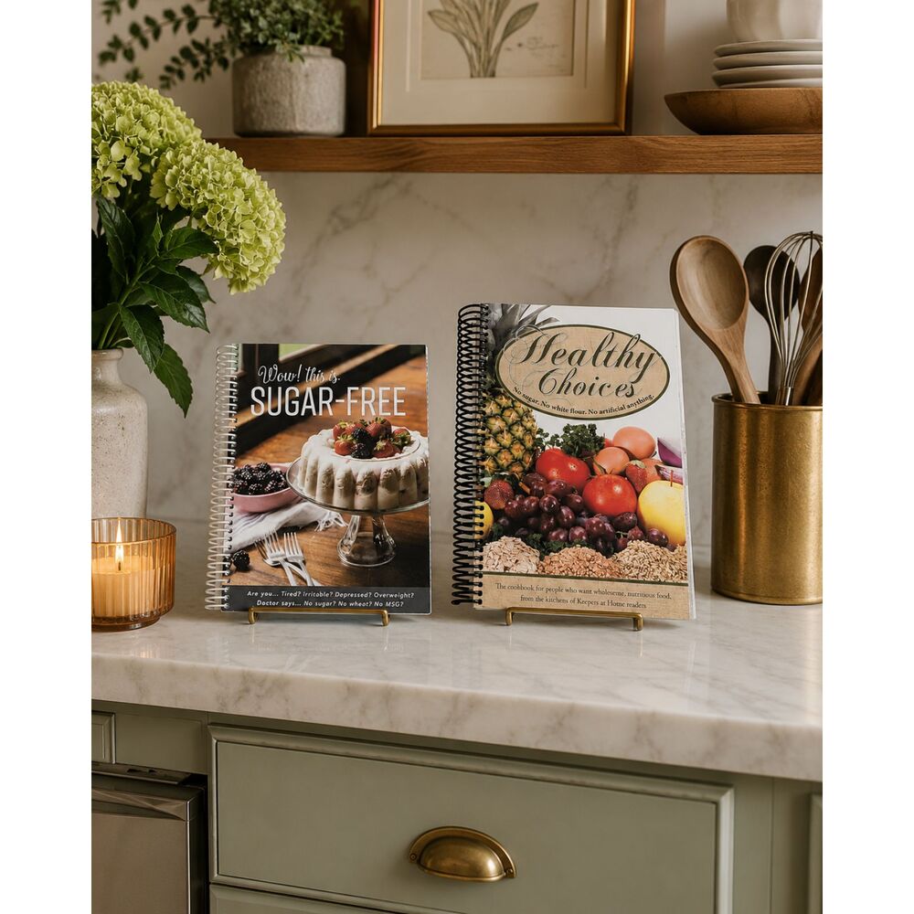 Healthy Choices And Sugar Free Cookbooks NEW, Unused Amish Cooking Ancestral